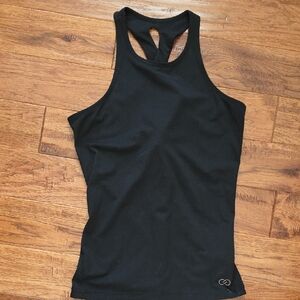 Calia Black Racerback Tank Top